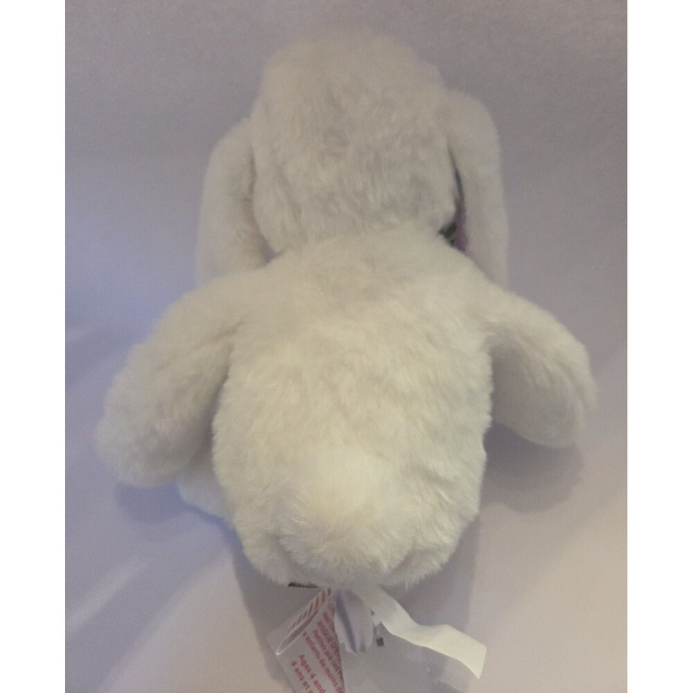 NWT Lilly Pulitzer Plush Bunny Rabbit Floral Ears Feet White Easter 9" - Picture 5 of 10
